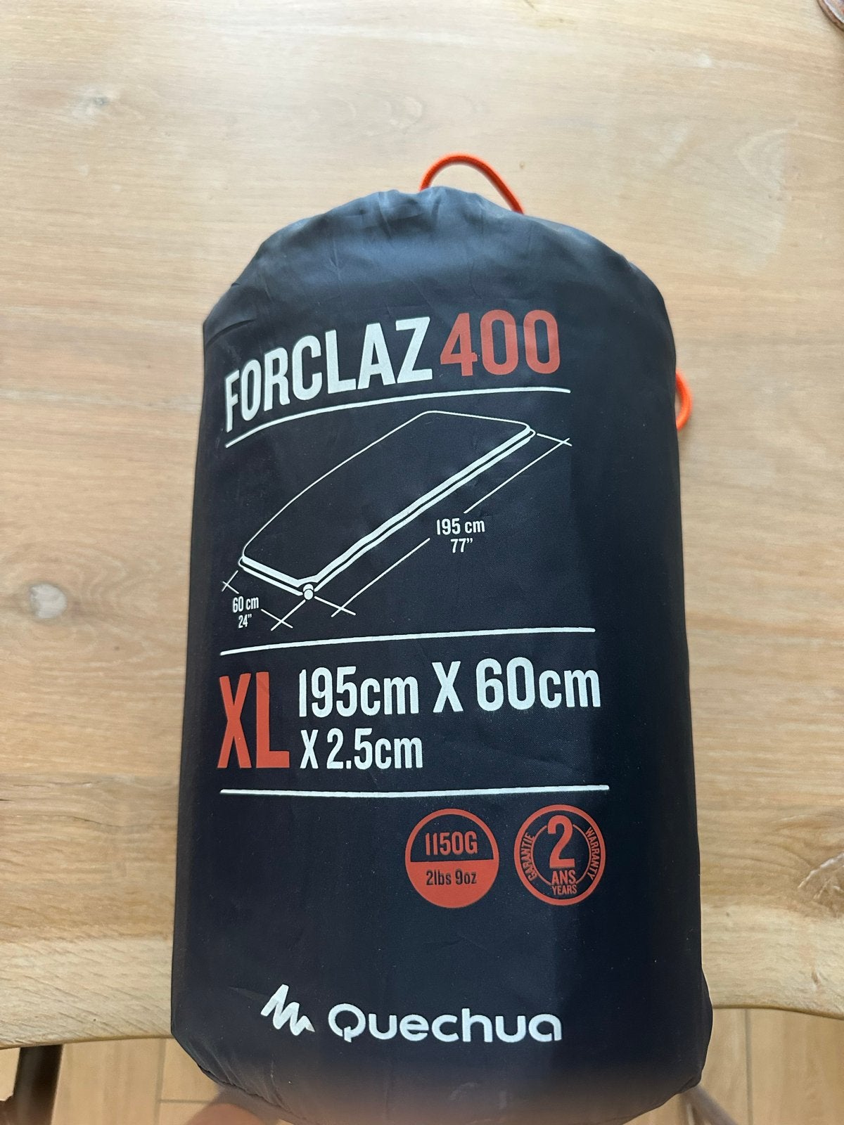 Forclaz 400 XL slaapmat - 195x60x2.5cm, Ophalen of Verzenden, Zo goed als nieuw, 1-persoons