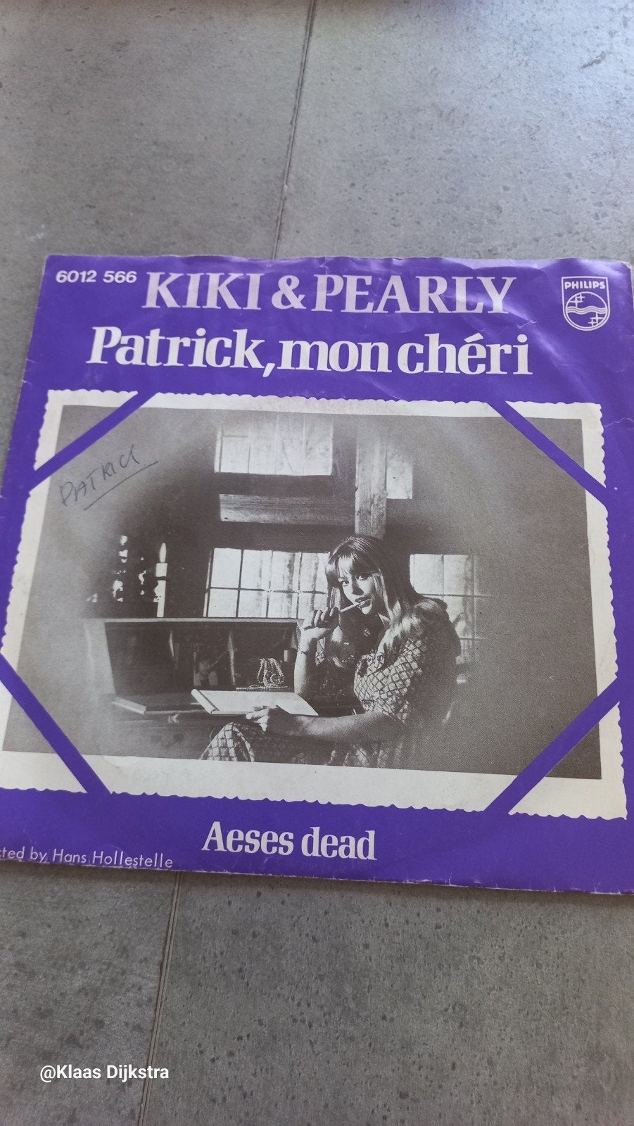 Kiki & Pearly - Patrick, mon chéri / Aeses dead (Single), Gebruikt, 7 inch, Single, Ophalen of Verzenden