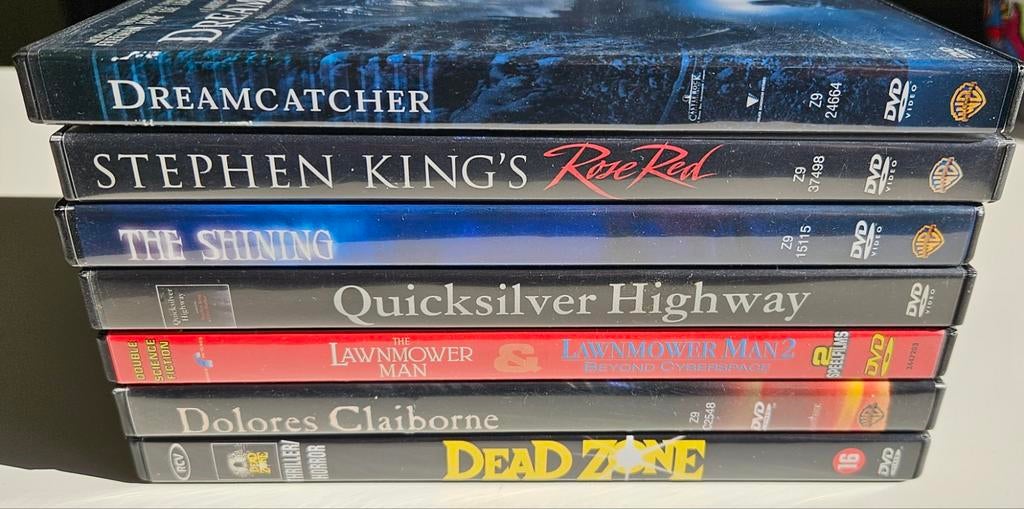 Stephen King DVD Collectie: 8 Films (Horror/Thriller), Vanaf 16 jaar, Ophalen of Verzenden, Zo goed als nieuw