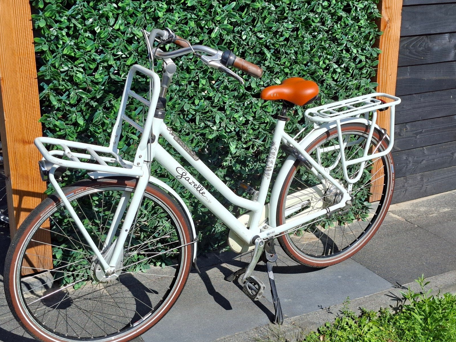 Gazelle Miss Grace Transportfiets - Wit, 7 versnellingen, Fietsen en Brommers, Ophalen, Velgrem, Versnellingen, Gazelle