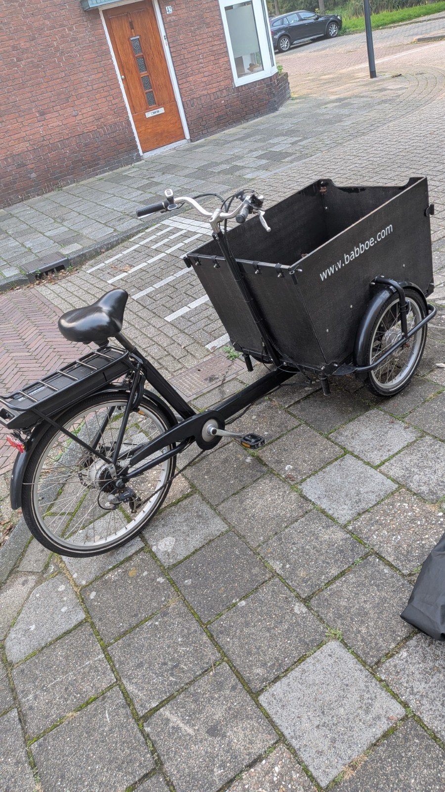 Babboe elektrische bakfiets (inclusief accu), Gebruikt, Elektrisch, 2 kinderen, Ophalen