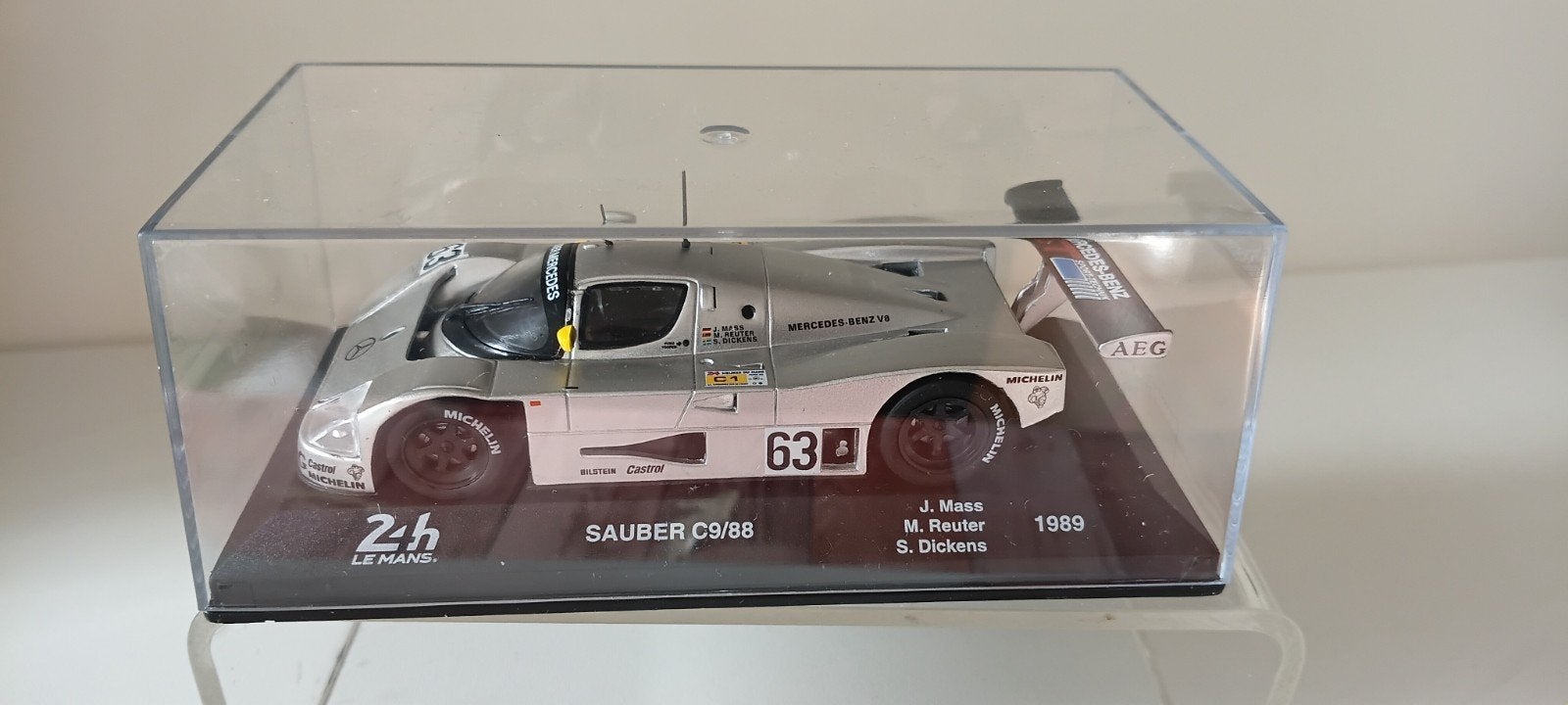Mercedes Sauber C9/88 Le Mans IXO Models, Ophalen of Verzenden, Nieuw, Auto, Overige merken