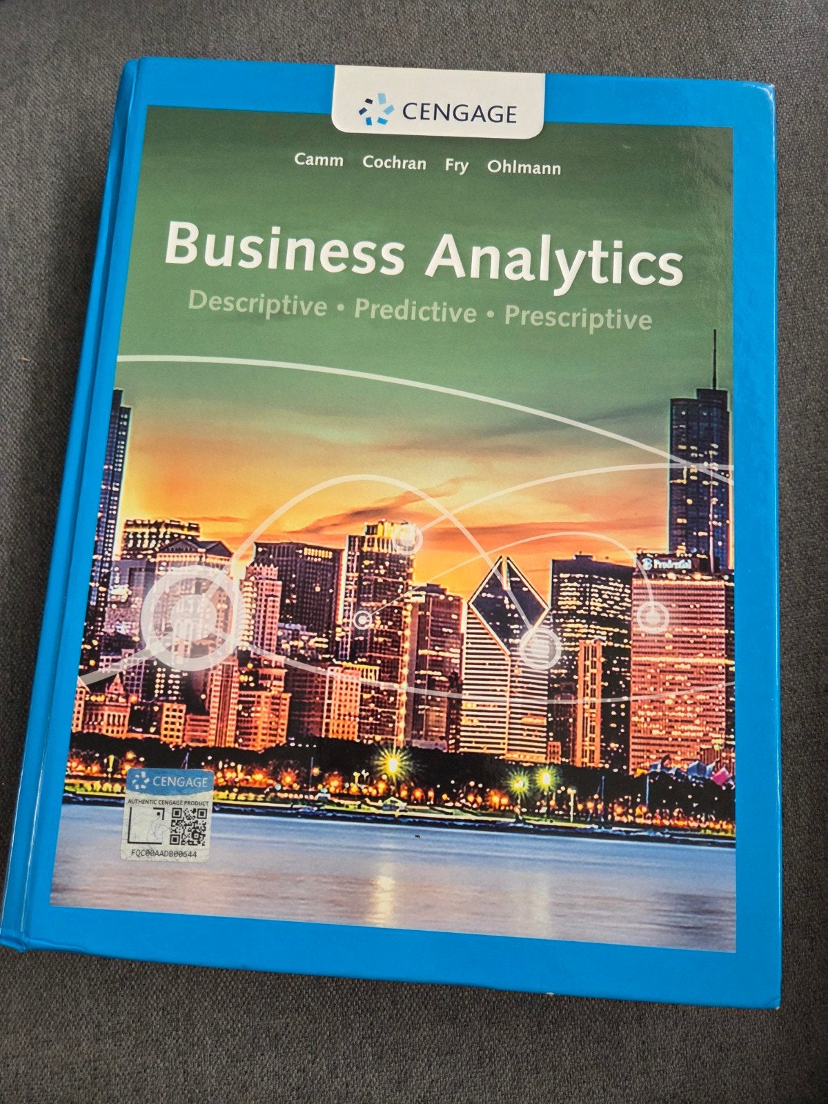 Business Analytics: Descriptive, Predictive, Prescriptive, Camm, Cochran, Fry, Ohlmann, Zo goed als nieuw, Gamma, HBO