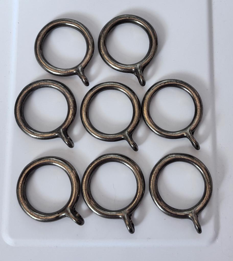 Gordijnring messing massief – 20 mm x 8 stuks NIEUW, Ophalen of Verzenden, Nieuw