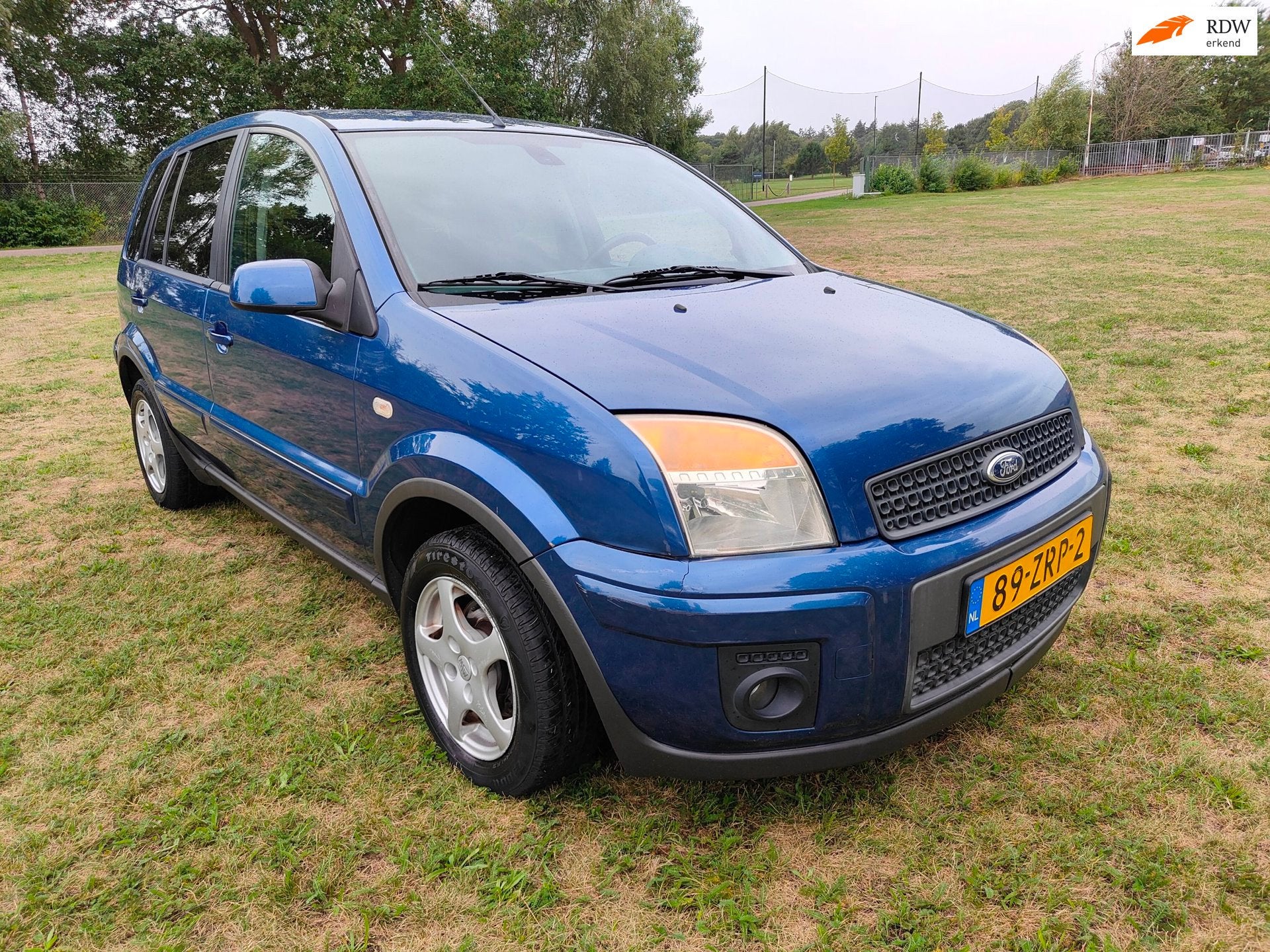 Ford Fusion 1.4-16V Trend ( Apk tot 20-08-2027 ), Auto's, Voorwielaandrijving, 15 km/l, Gebruikt, Blauw