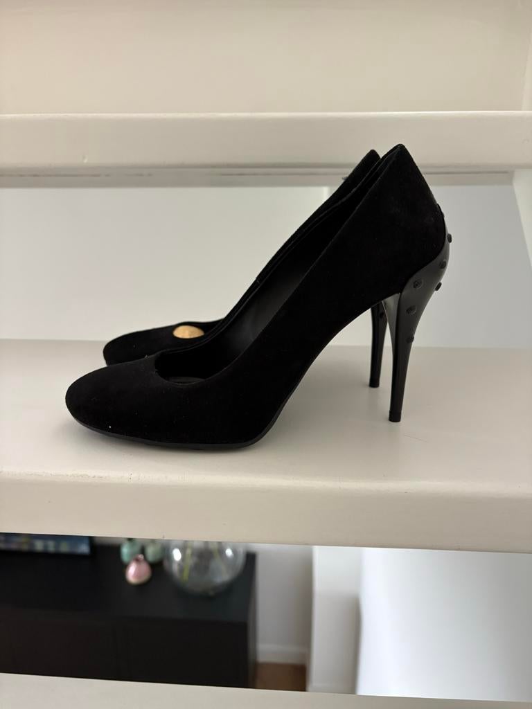 Tod's zwarte suède hakken - Maat 37,5, Ophalen of Verzenden, Nieuw, Zwart