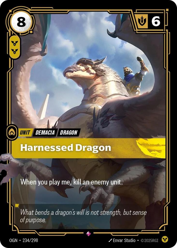 Harnessed dragon 234/298, Ophalen of Verzenden, Nieuw