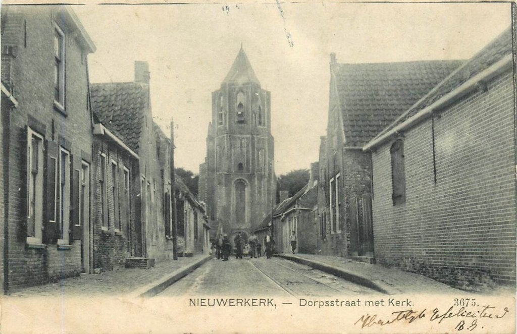 378-309-033 Nieuwerkerk Dorpsstraat, Verzenden, Voor 1920, Zeeland