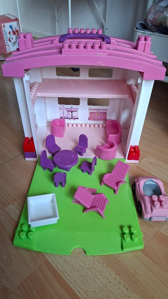Plastic speelhuisje, Kinderen en Baby's, Ophalen of Verzenden, Gebruikt, Poppenhuis