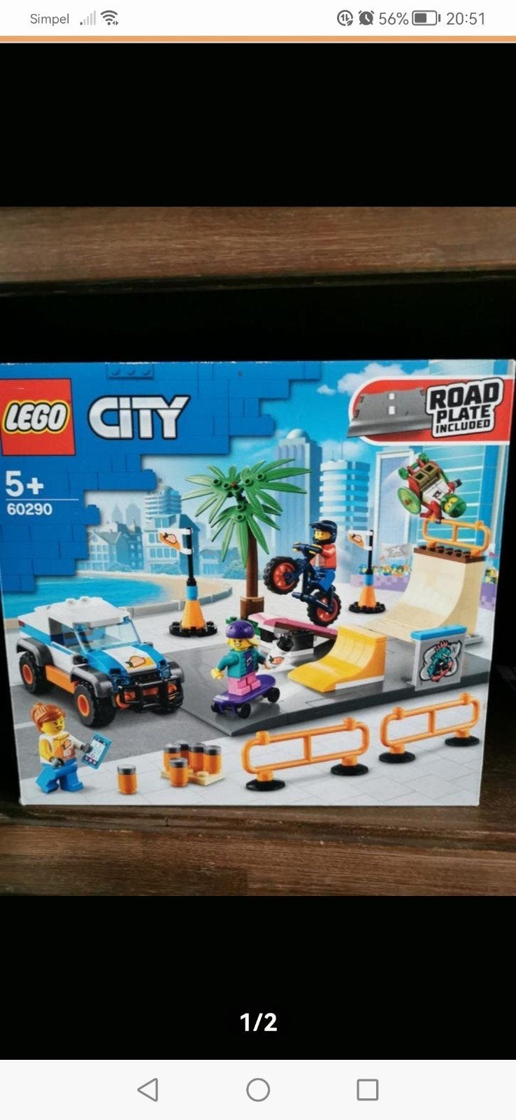 Lego City Skatebaan 60290, Inclusief instructies, City, Lego, Ophalen of Verzenden