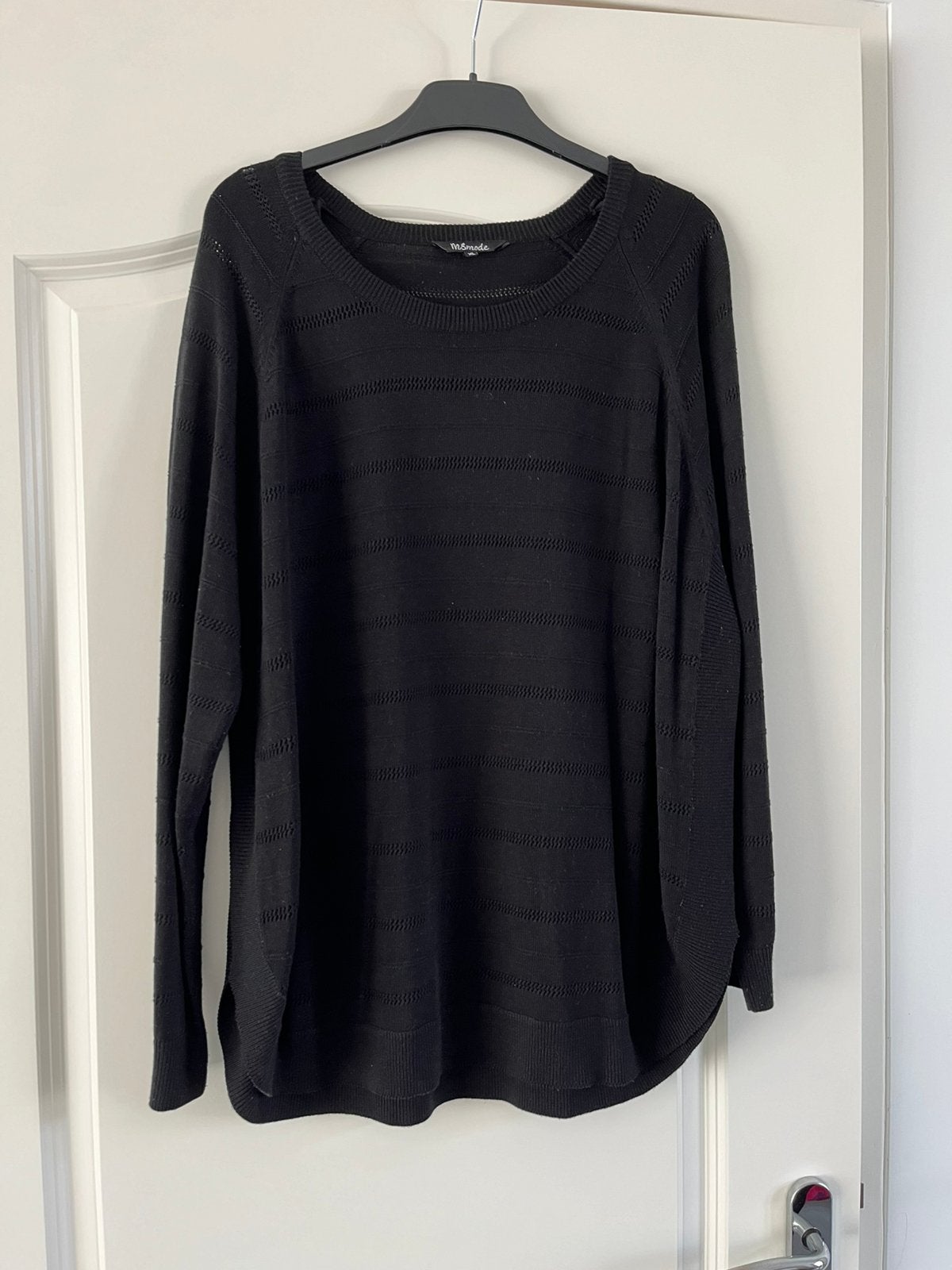 Zwarte trui maat XL (grote maten), Kleding | Dames, Ophalen of Verzenden, Zo goed als nieuw, Zwart, Trui of Vest