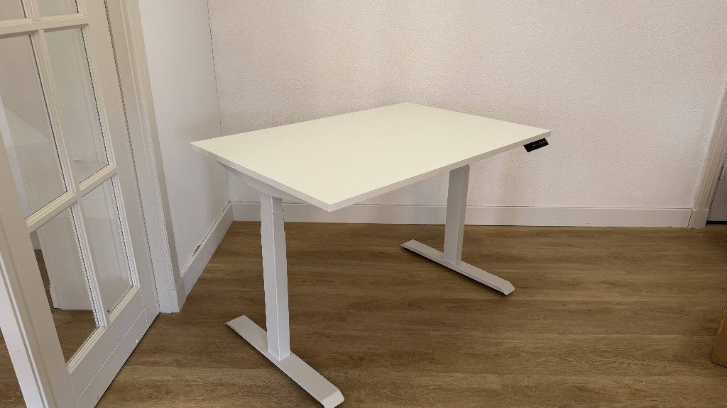 Elektrisch zit-stabureau | 140 x 80 cm | 12 stuks, Ophalen, Zit-sta bureau, Elektrisch, Zo goed als nieuw