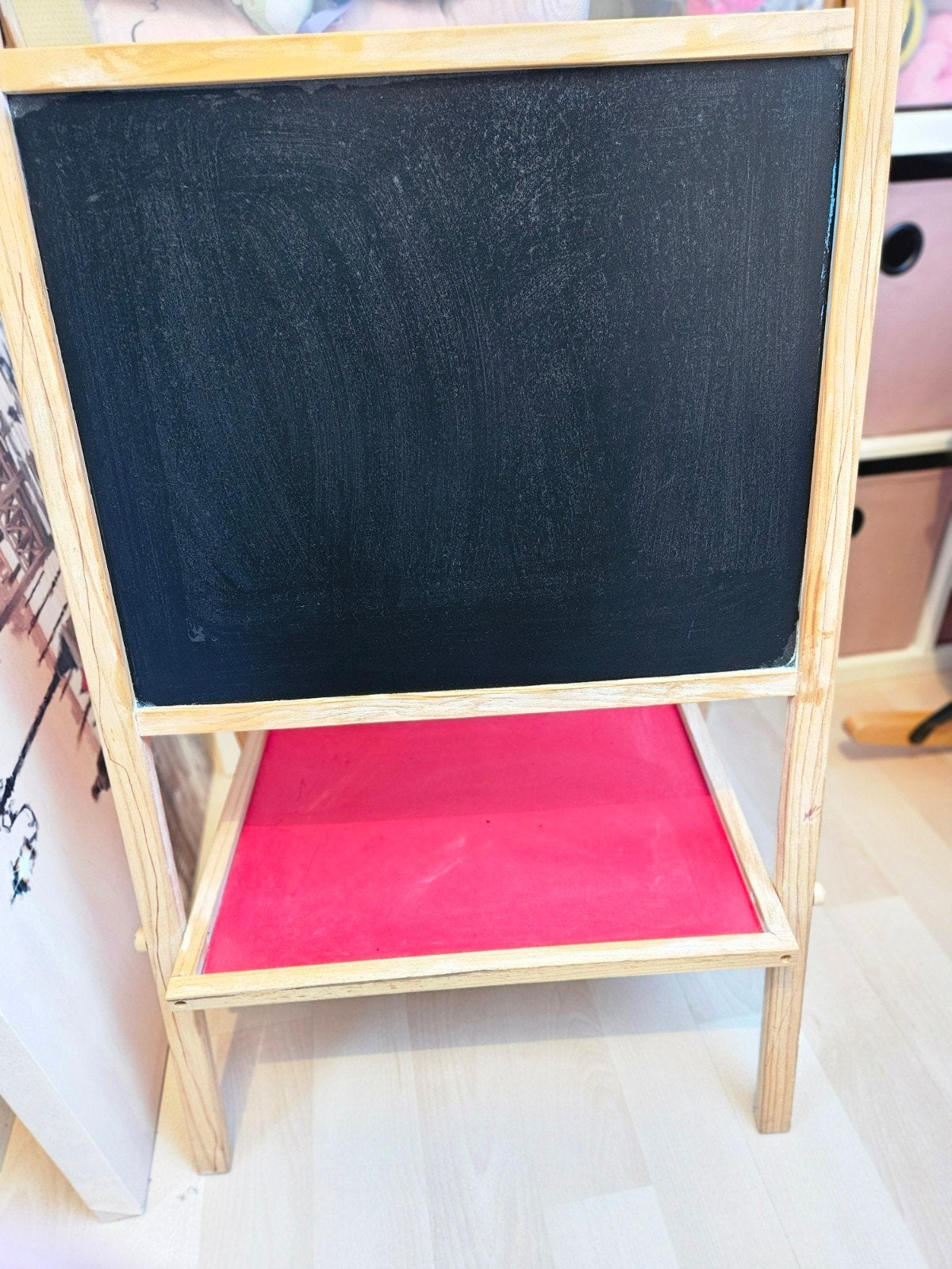 Tekenbord, Ophalen, Krijtbord