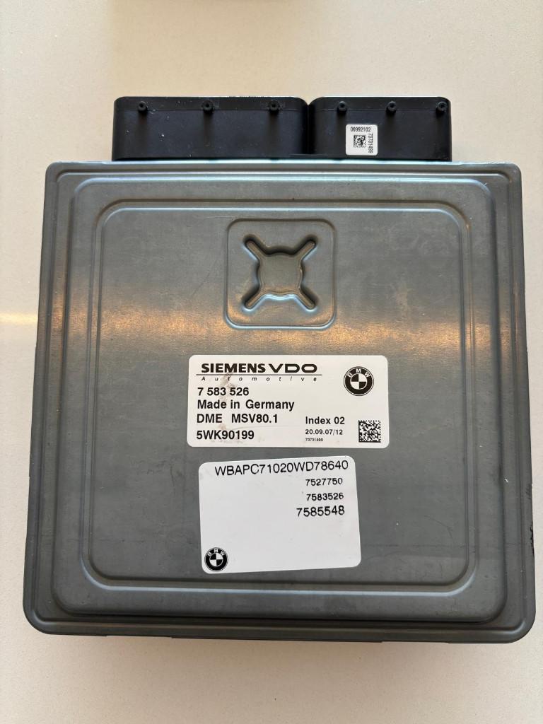 ECU DMS MSV80.1 for N52B25A, Auto-onderdelen, Ophalen of Verzenden, Gebruikt, BMW