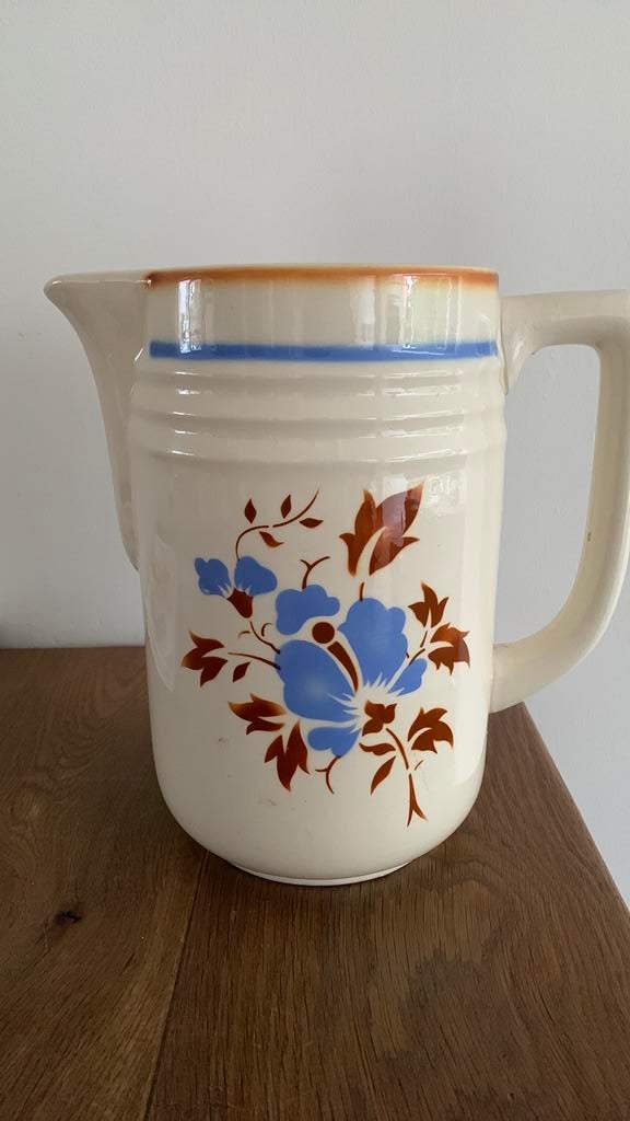 Vintage Steingut Colditz VEB Germany Lampetkan - Goede Staat, Antiek en Kunst, Ophalen of Verzenden