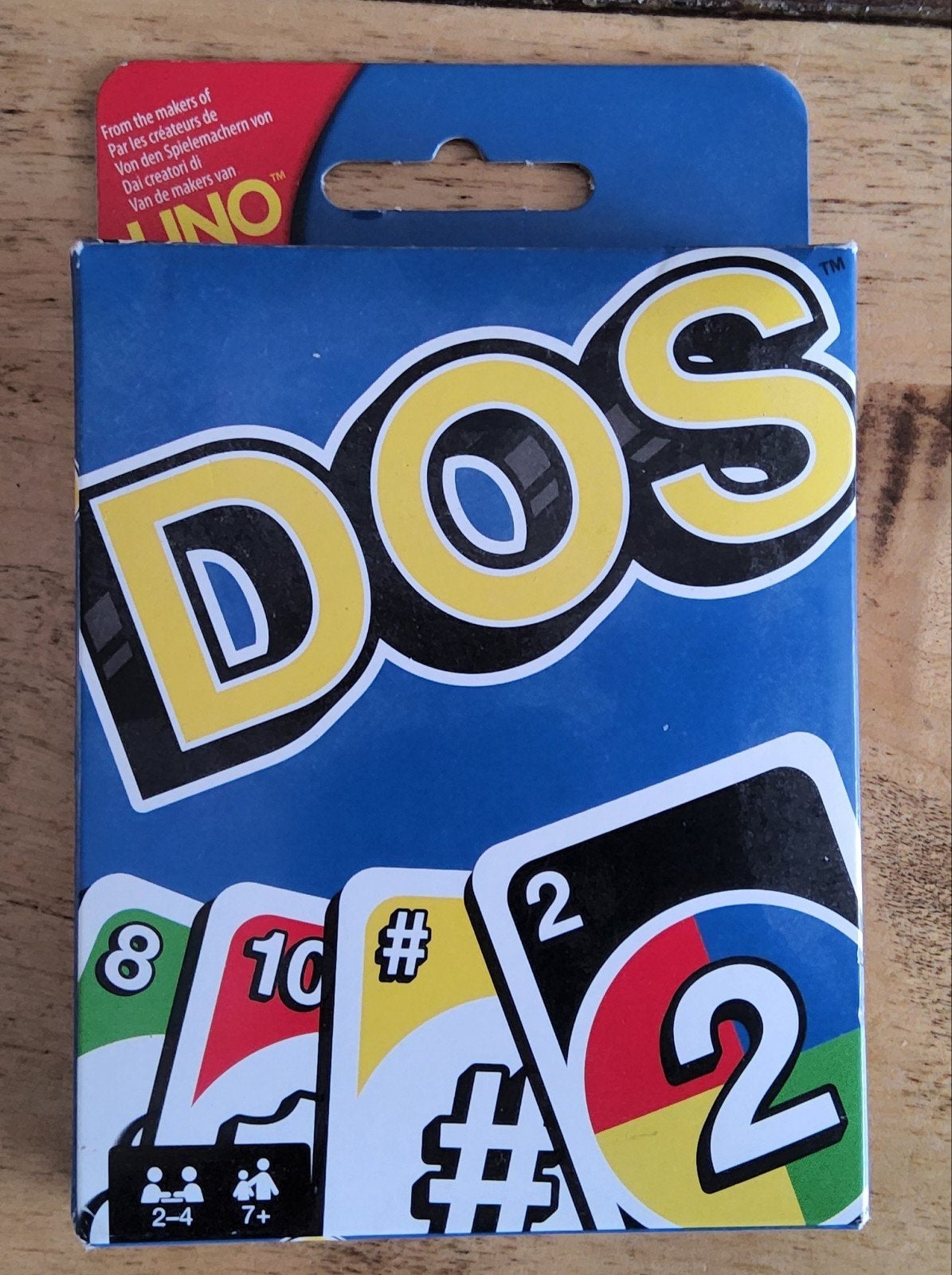 DOS Kaartspel - Van de makers van UNO, Een of twee spelers, Ophalen, Zo goed als nieuw, Mattel