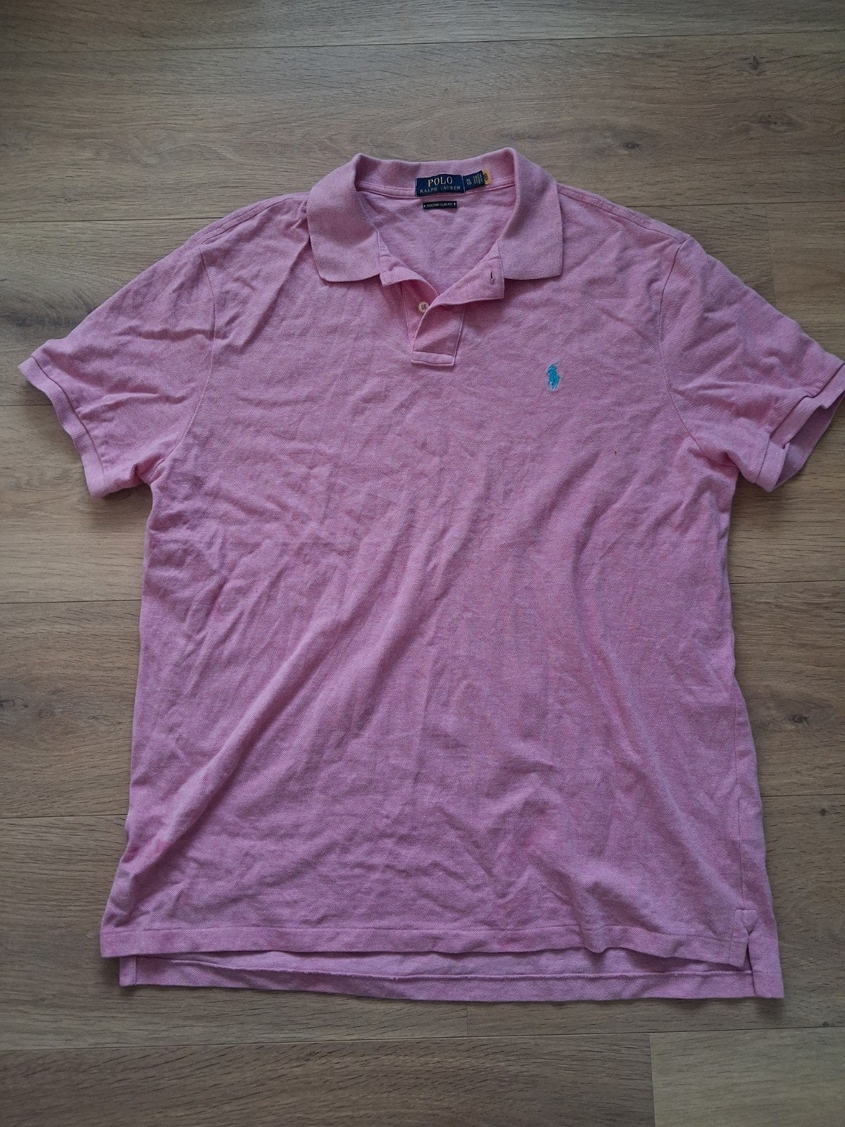 Stijlvol Roze Ralph Lauren Polo XL Custom Slim Fit, Kleding | Heren, Polo's, Maat 56/58 (XL), Ophalen of Verzenden, Roze, Polo Ralph Lauren