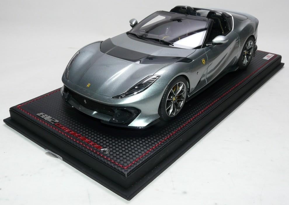 Ferrari 812 Competizione A Grijs 1:18 FE034C MR Collection, Ophalen of Verzenden, Nieuw, Auto, Overige merken