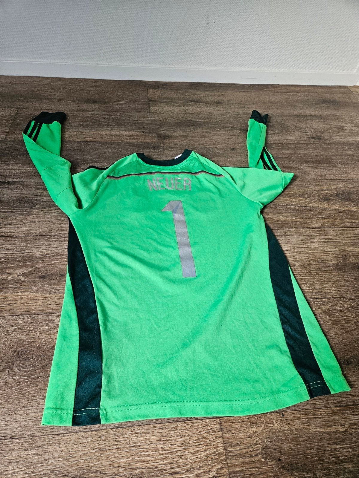 Manuel Neuer WK keepersshirt lange mouw - Maat S, Ophalen of Verzenden, Adidas, Voetbal, Gedragen