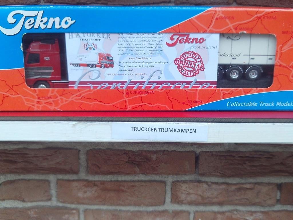 Tekno  Volvo  FH12  Globetrotter  XL  van   Tukker., Ophalen of Verzenden, Nieuw, Bus of Vrachtwagen, Tekno