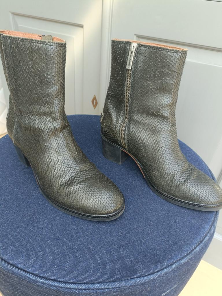 Leren Shabbies laarzen, Shabbies, Bruin, Lage of Enkellaarzen, Ophalen of Verzenden