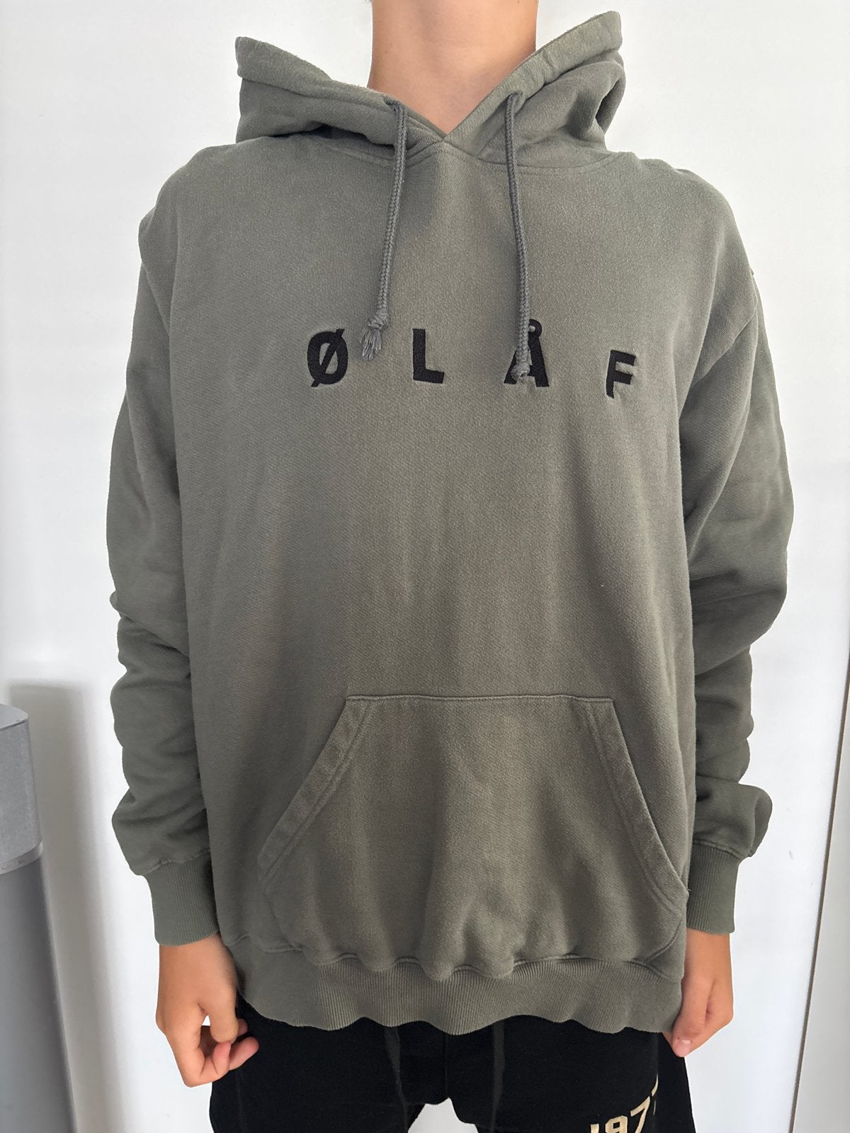 Olaf hoodie - Maat XL - Groen, Ophalen, Gedragen, Maat 56/58 (XL), Groen