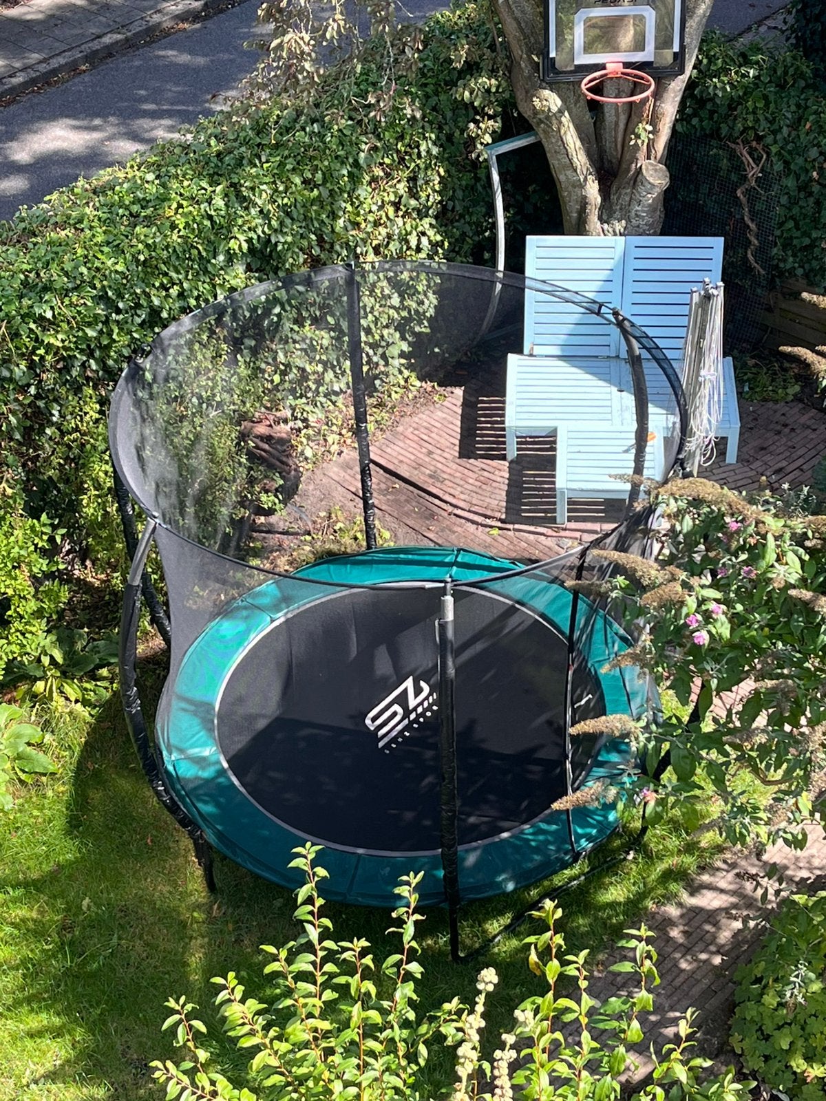 Senz Sports trampoline groot, Ophalen, Zo goed als nieuw