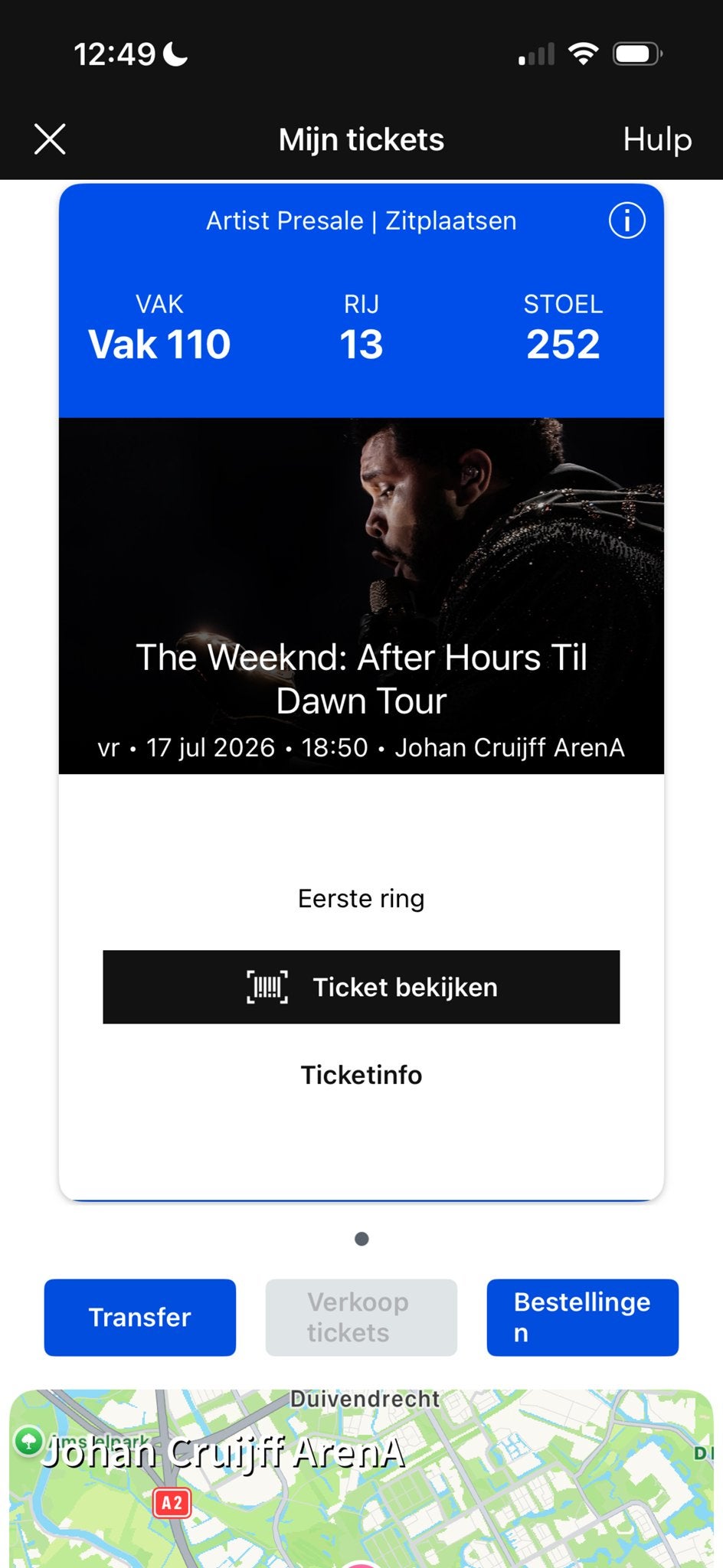 2x The Weeknd – 17 juli 2026, Twee personen, Juli