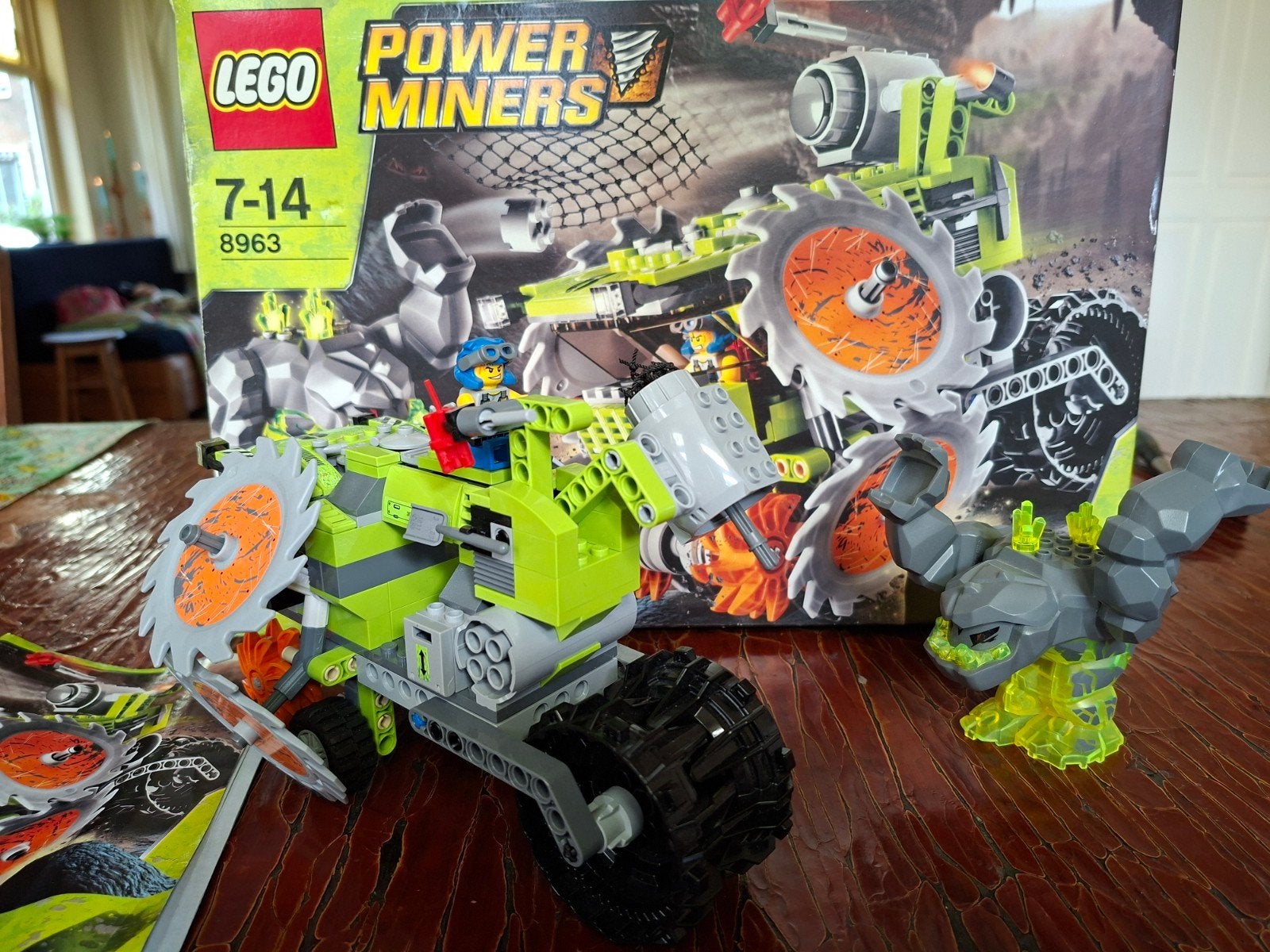 Lego Power Miners 8963, Gebruikt, Overige thema's, Lego, Inclusief accessoires