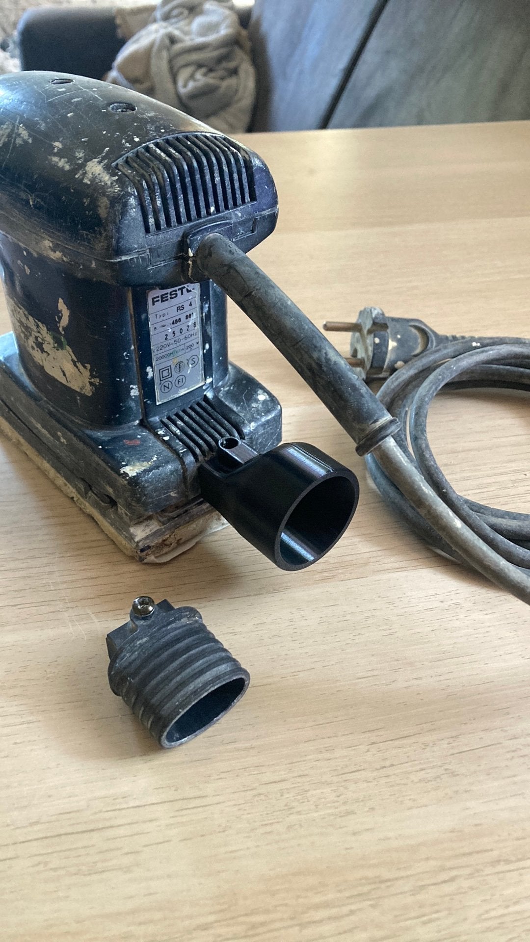 Festool RS4 stofzuiger slang adapter, Ophalen of Verzenden, Zo goed als nieuw, 1200 watt of meer, Overige typen