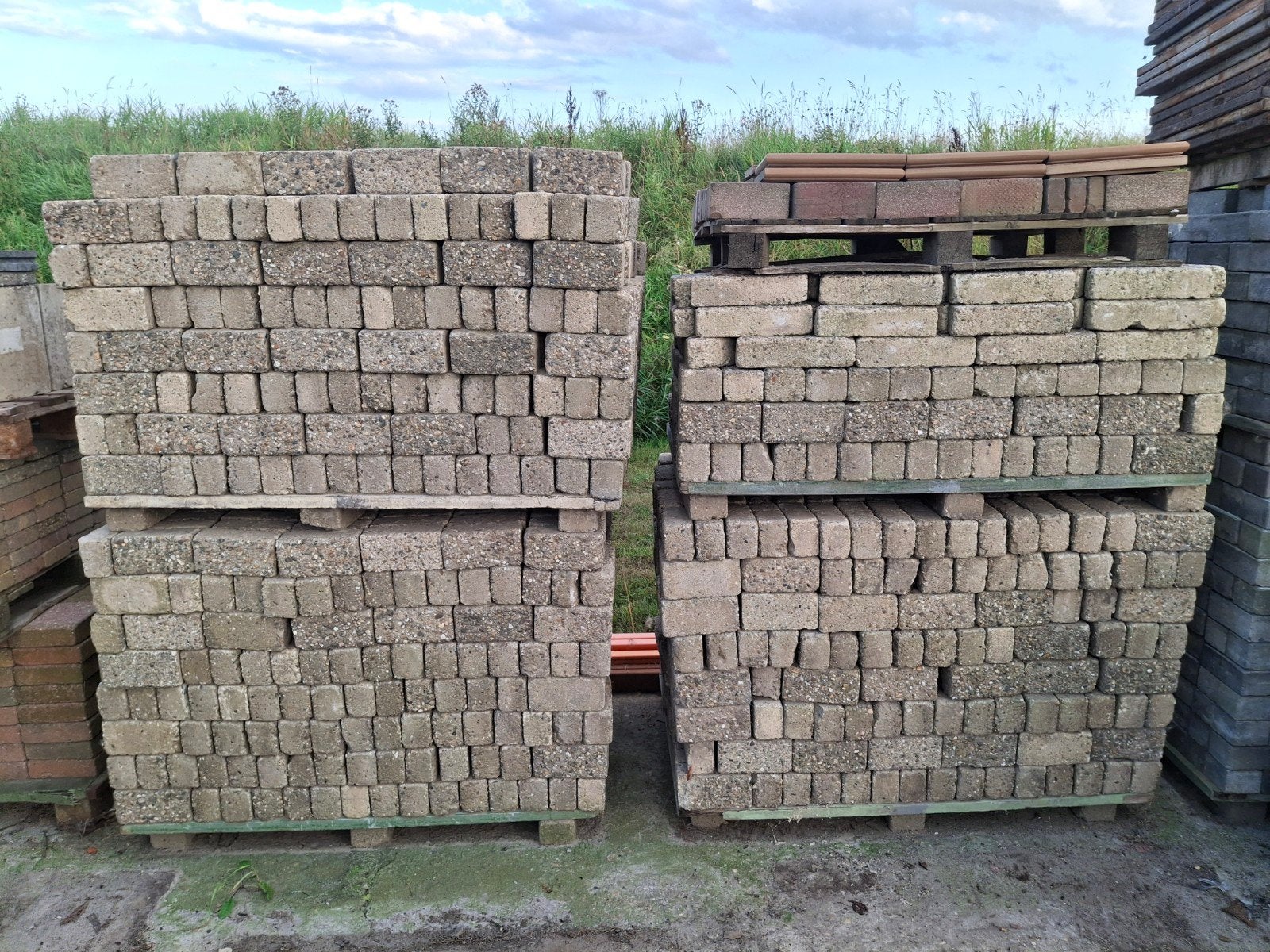 beton klinkers, Ophalen, Beton, Klinkers