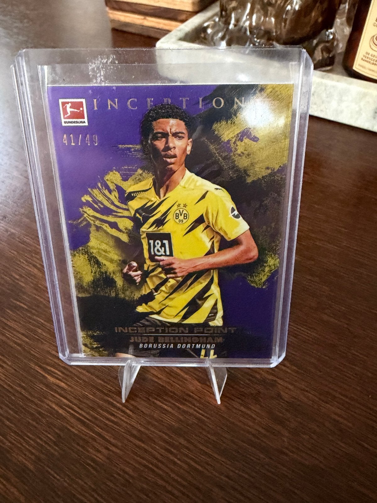Jude Bellingham Inception Point Borussia Dortmund Kaart, Ophalen of Verzenden, Zo goed als nieuw, Buitenlandse clubs, Spelerskaart