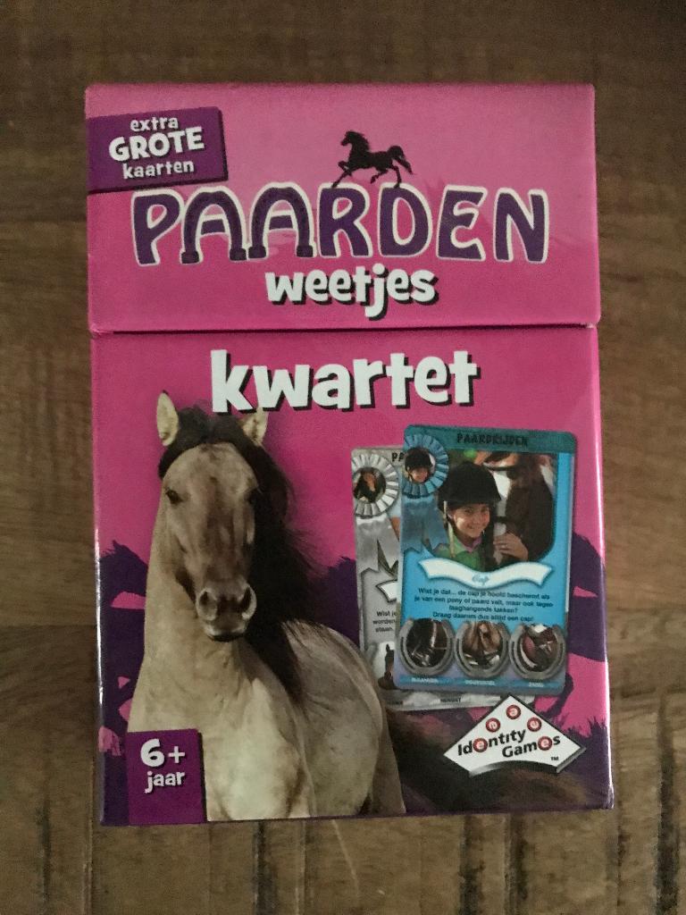 paardenweetjes kwartet 6+, Ophalen of Verzenden, Gebruikt, Kwartet(ten)