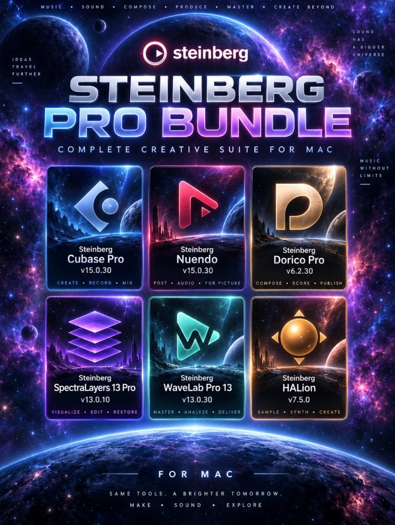 Cubase Pro 15 Compleet pakket ( MAC), Computers en Software, Ophalen, Nieuw, MacOS