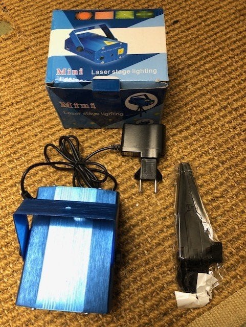 Laser mini voor o.a. kerst , verjaardag , bbq . als nieuw. k, Ophalen of Verzenden, Zo goed als nieuw, Laser
