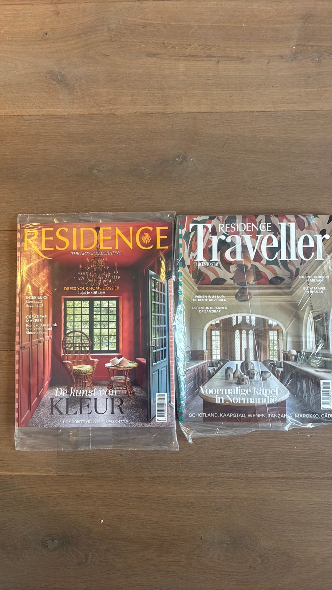 Residence en Residence Traveller magazines, Ophalen of Verzenden, Nieuw, Overige typen