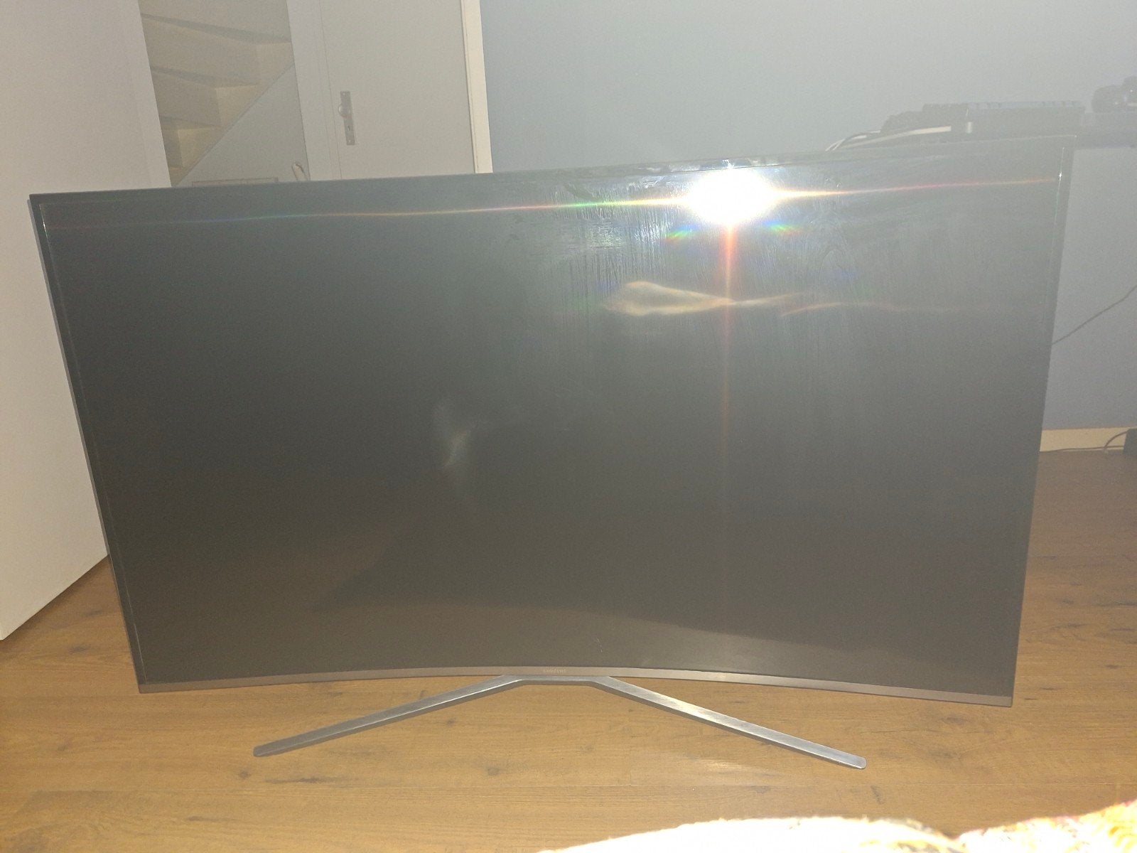 samsung curved smart tv, Ophalen, LED, 50 Hz, Zo goed als nieuw