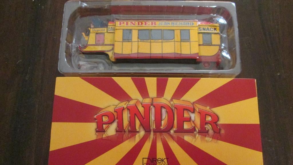 Circus Pinder Creperie Restauratie Oplegger 1:43, Ophalen of Verzenden, Nieuw, Bus of Vrachtwagen, Overige merken