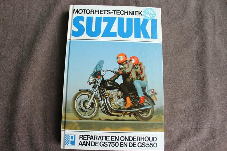 SUZUKI GS 550 GS 750 1976 - 1982 werkplaatsboek GS550 GS750, Ophalen of Verzenden, Suzuki