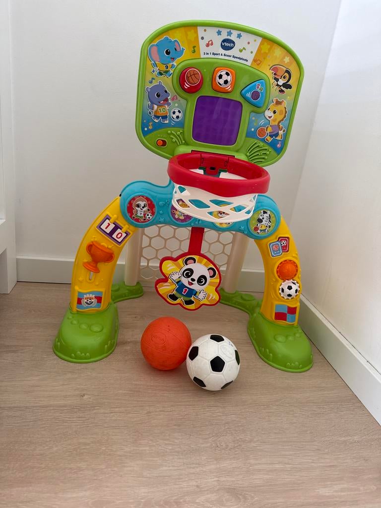 VTech 3-in-1 Sport & Score Speelcenter, Ophalen, Zo goed als nieuw, 6 maanden tot 2 jaar