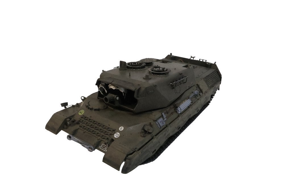 Tamiya Leopard 1/16 tank rc, Ophalen of Verzenden, Gebruikt, Onderdeel