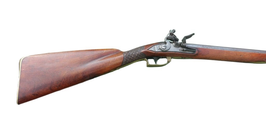 Antiek vuursteen geweer 1740 Zella Duitsland (pistool), Ophalen of Verzenden, Overige soorten, Overige gebieden