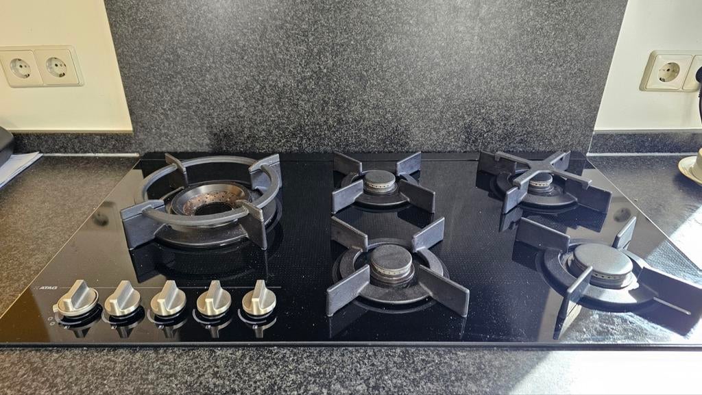 Atag gas kookplaat, Ophalen, Gebruikt, Inbouw, Gas
