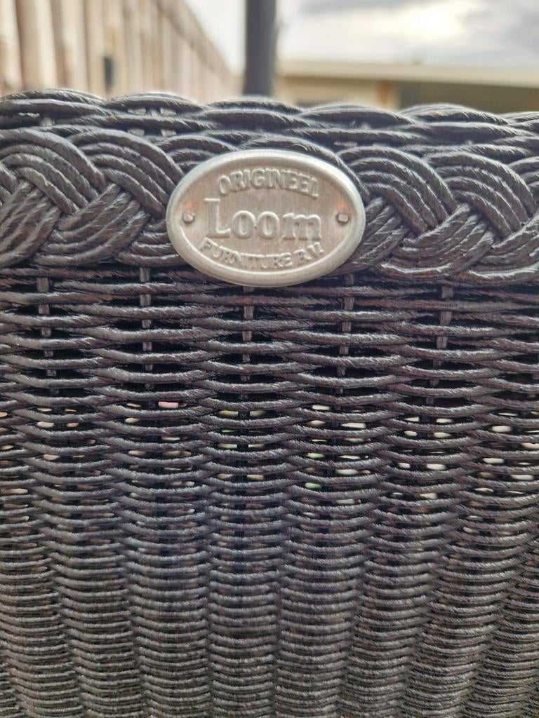 6 Origineel Loom Furniture stoelen, binnen gebruikt, TEAB, Ophalen, Modern, Klassiek, Gebruikt, Zwart