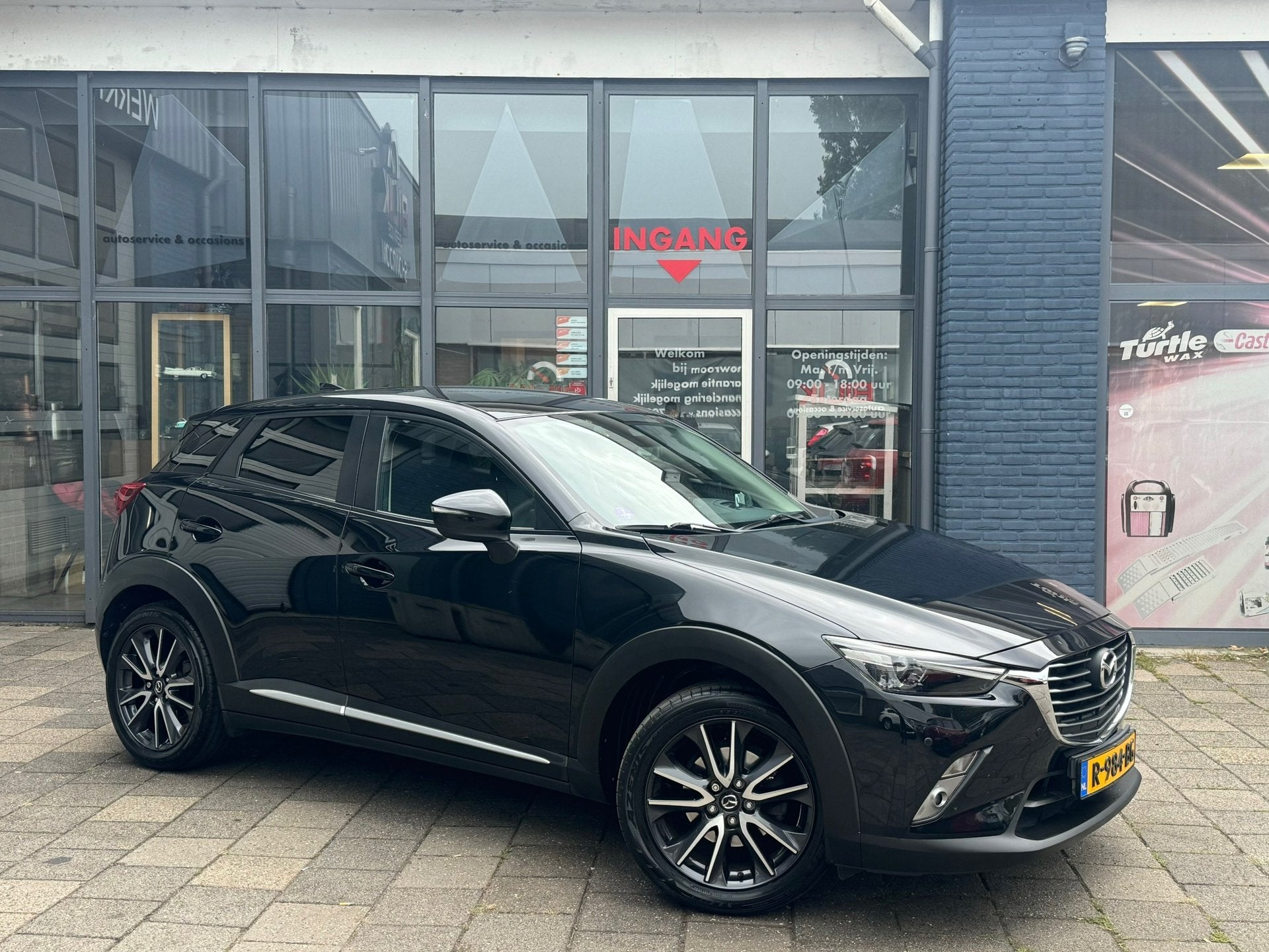Mazda CX-3 2.0 SkyActiv-G 120 TS+ | Clima | Camera | Leer |, Auto's, 1998 cc, Euro 6, 4 cilinders, Zwart