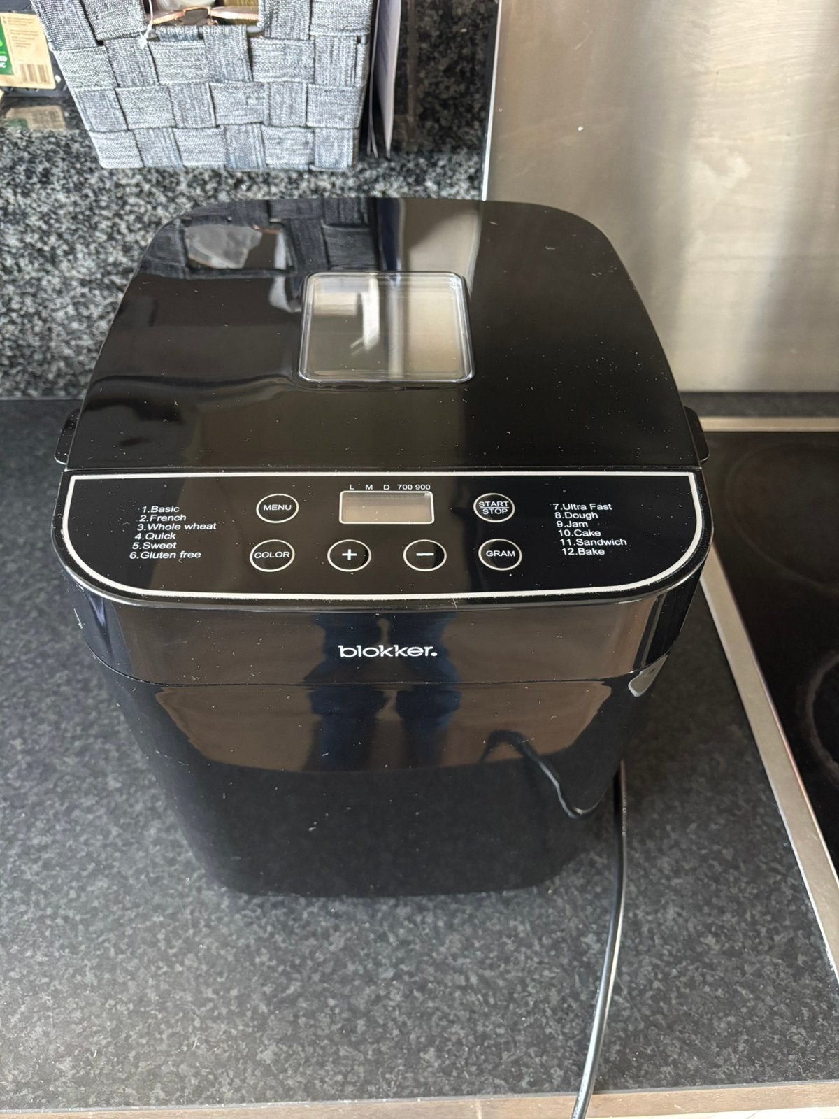 Broodbakmachine blokker ZGAN, Ophalen, Zo goed als nieuw