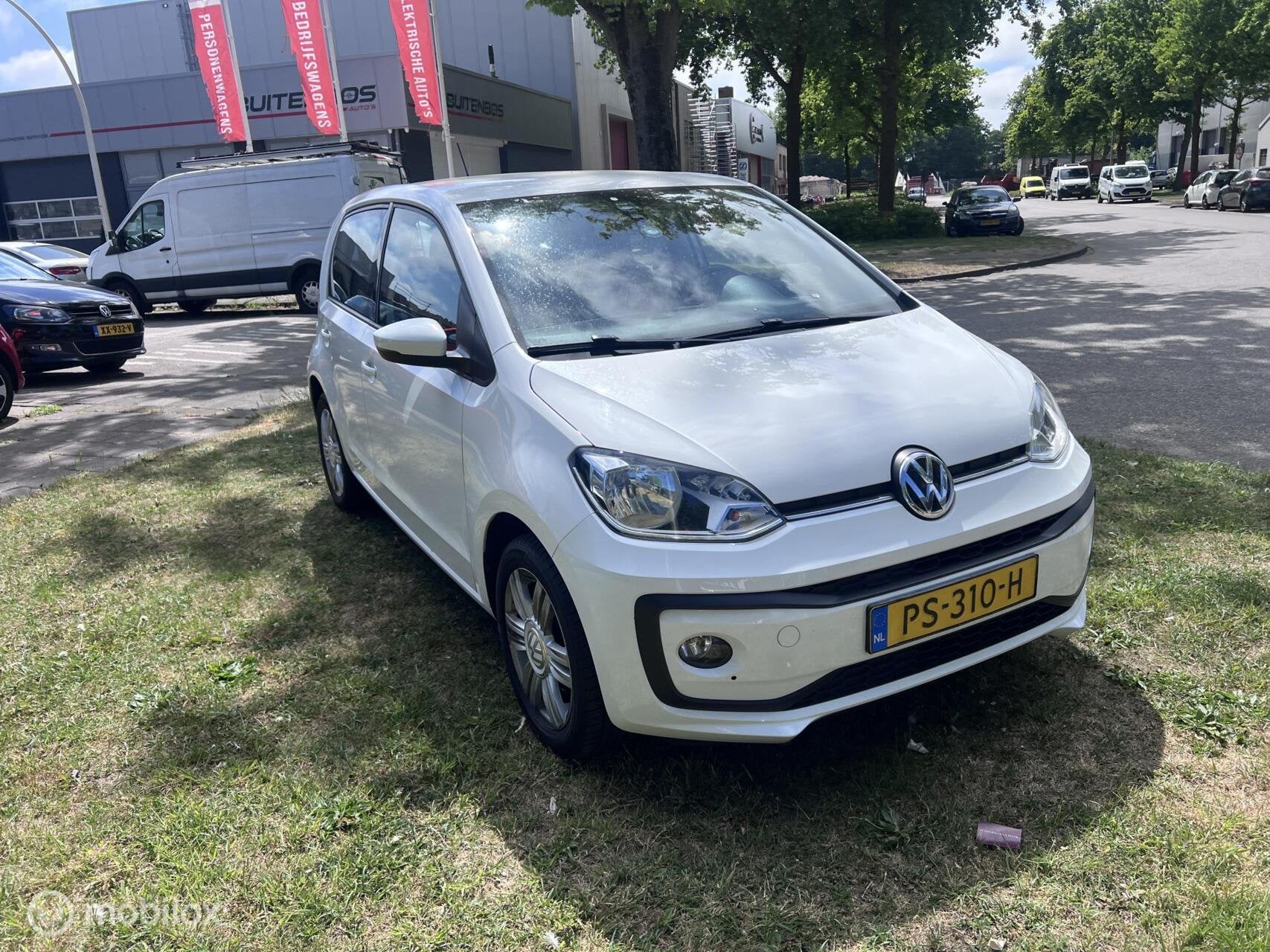 Volkswagen Up! 1.0 BMT high up!, Auto's, Voorwielaandrijving, Gebruikt, Wit, Origineel Nederlands