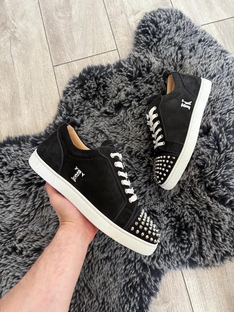 Christian Louboutin Veau Velours Black Size 42, Christian Louboutin, -, Zwart, -
