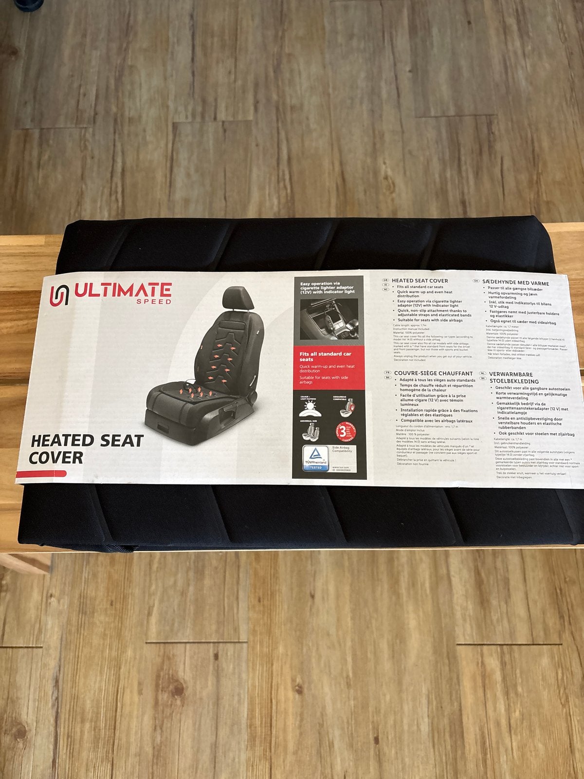 Ultimate Speed Verwarmde Stoelhoes - Nieuw in verpakking, Auto diversen, Ophalen of Verzenden, Nieuw