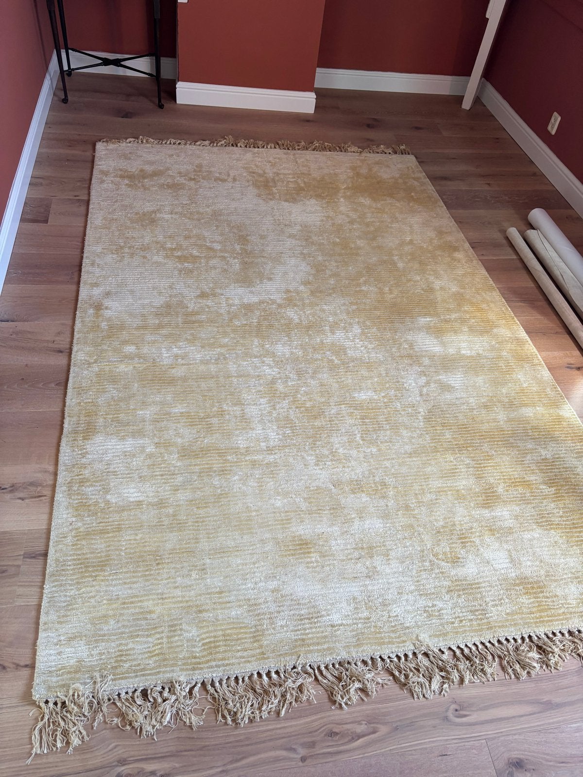 Sissy-Boy Vloerkleed - Geel/Crème - 180x280 cm, Ophalen, Gebruikt, Geel, 200 cm of meer